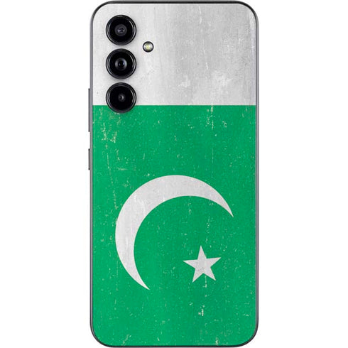 Pakistan Flag Distressed Galaxy A54 5G Skin